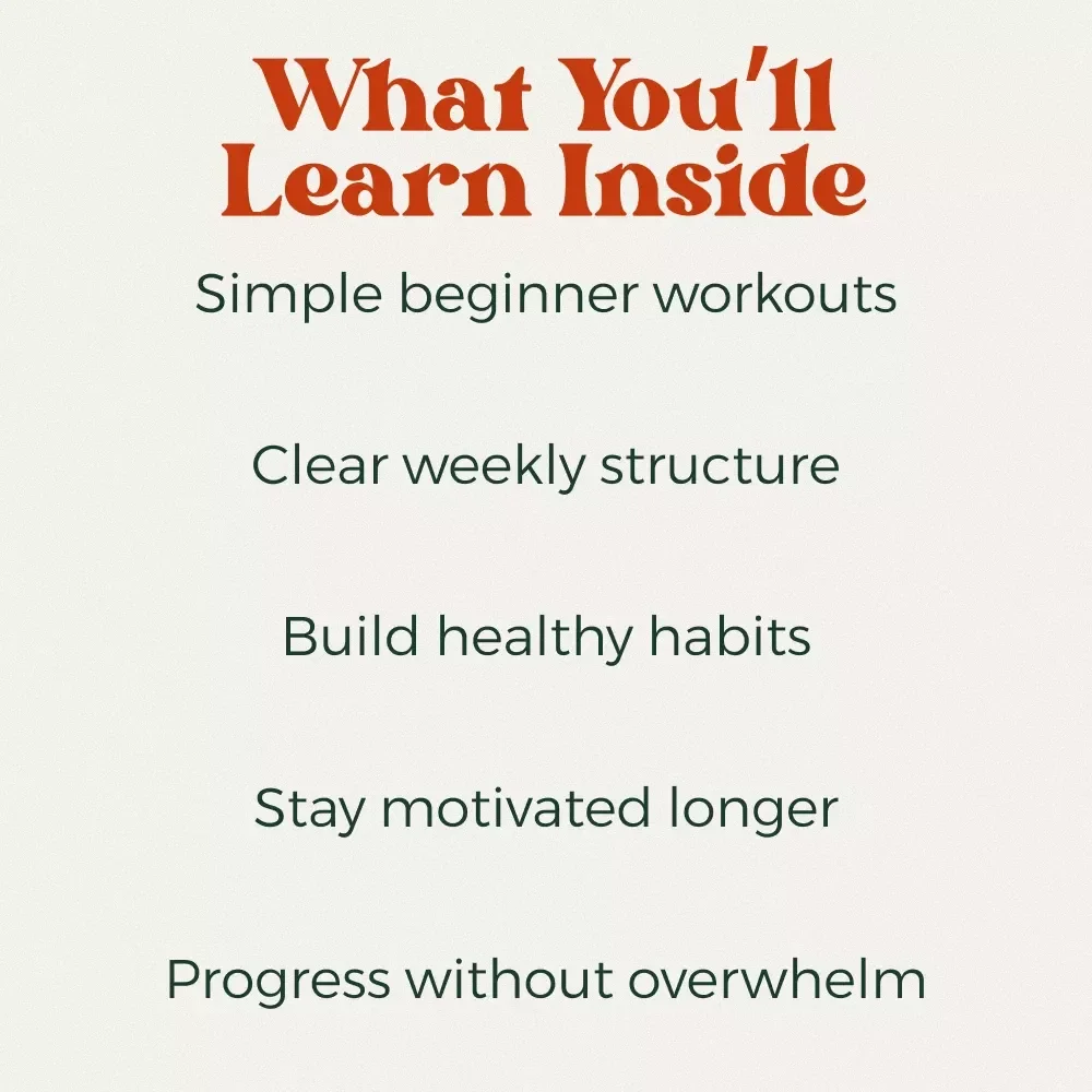 Get Moving and Feel Great: Your Simple Start to Fitness | Beginner-Friendly Fitness Routine for Beginners Digital Guide
