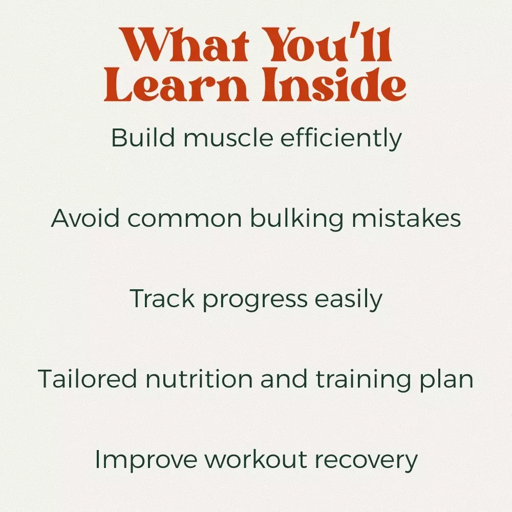 Build Strength and Size with a Smart Bulking Plan: The Ultimate eBook Guide for Gaining Muscle Mass