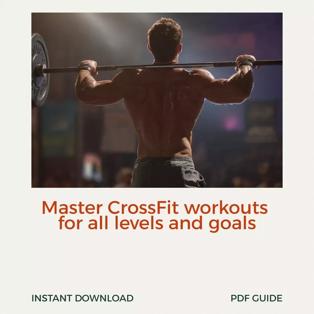 The Guide to the Best CrossFit Workouts for Every Level – eBook, Digital Download, Beginner to Advanced WODs, Bodyweight & Fat Loss Workouts