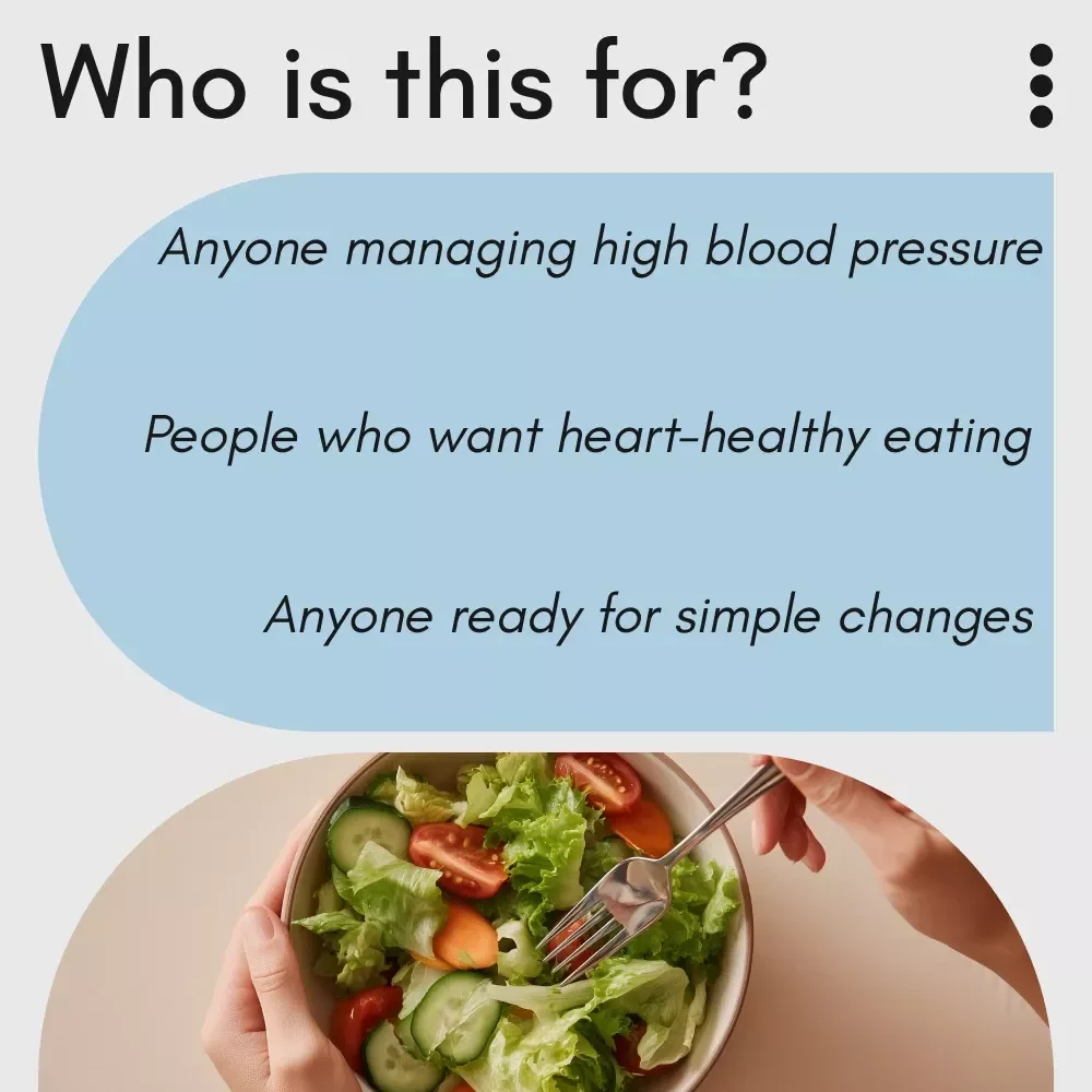 Eat Well and Feel Better with High Blood Pressure | Digital Guide for Managing Hypertension Through Food | DASH Diet Meal Planning eBook | Low Sodium Lifestyle Download