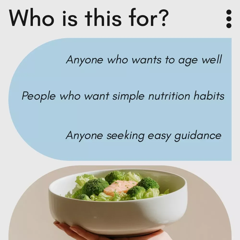 The Eat-Well, Age-Well Checklist | Healthy Aging Nutrition Guide, Longevity Food Checklist, Plant-Based Eating Planner, Mindful Eating & Wellness Digital Download