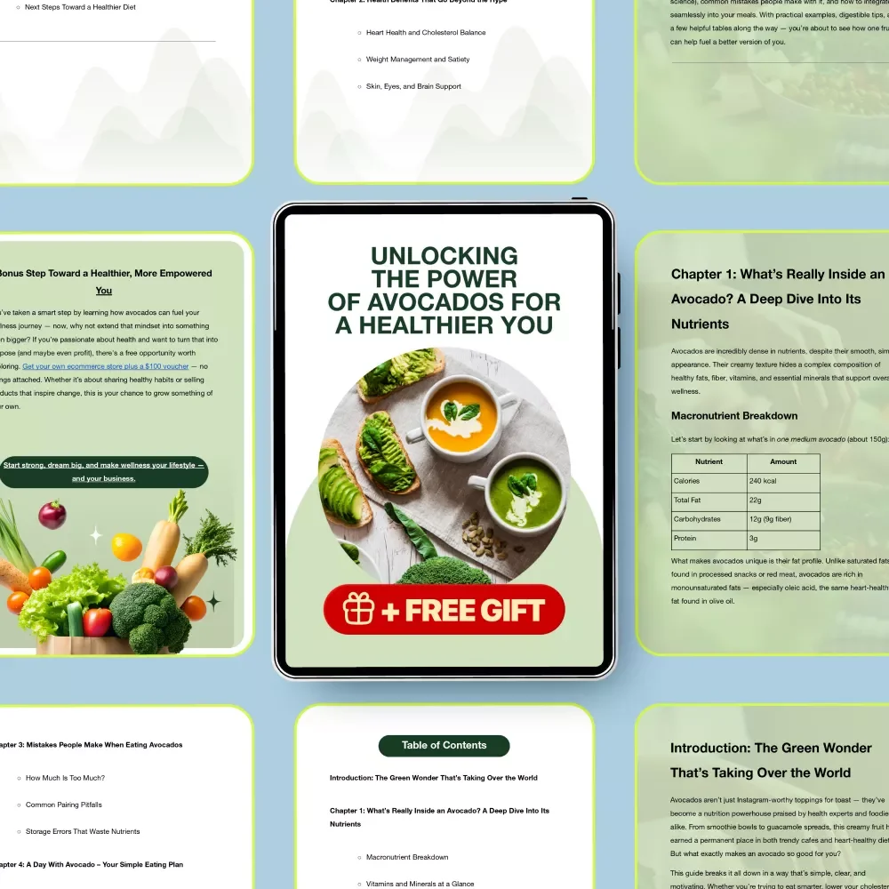 Unlocking the Power of Avocados for a Healthier You – Complete Nutrition Guide, Benefits Breakdown & Smart Eating Plan