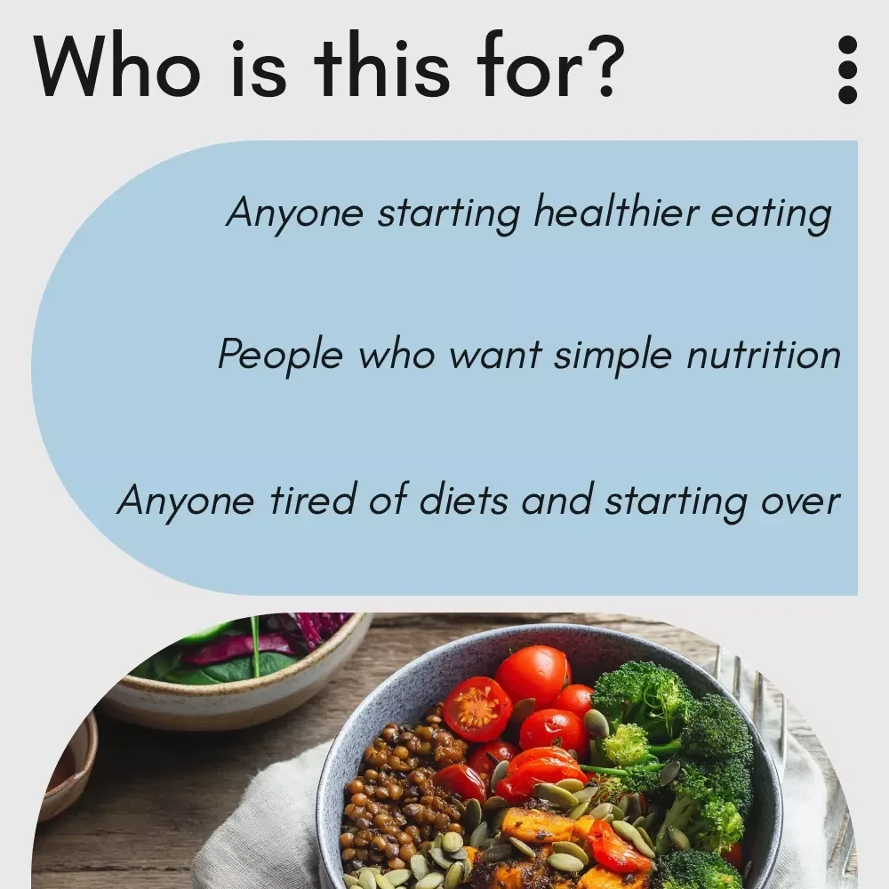 Your Everyday Nutrition Game Plan – Simple Healthy Eating Checklist, Daily Nutrition Planner, Wellness Habits Digital Download