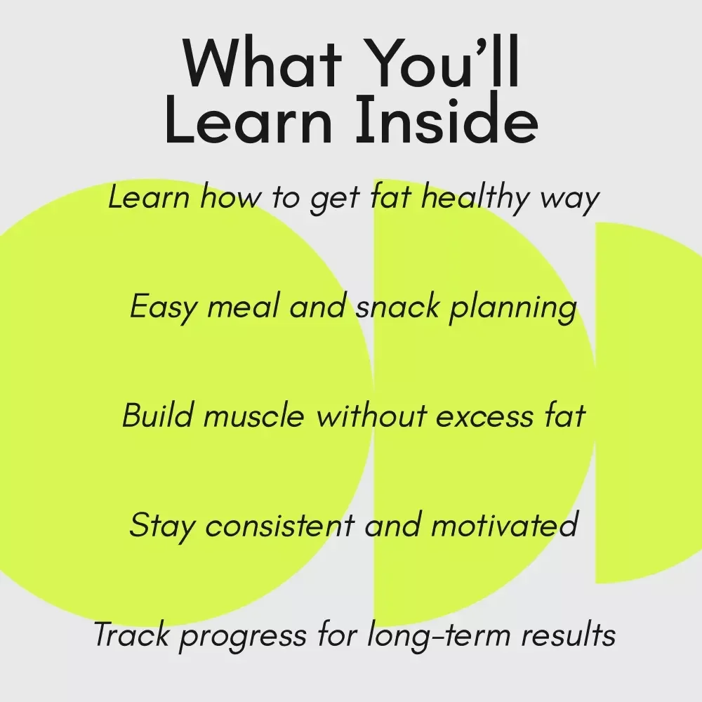 Your Ultimate Guide to Gaining Weight Safely and Sustainably – How to Get Fat Healthy Way eBook for Nutrition and Muscle Growth