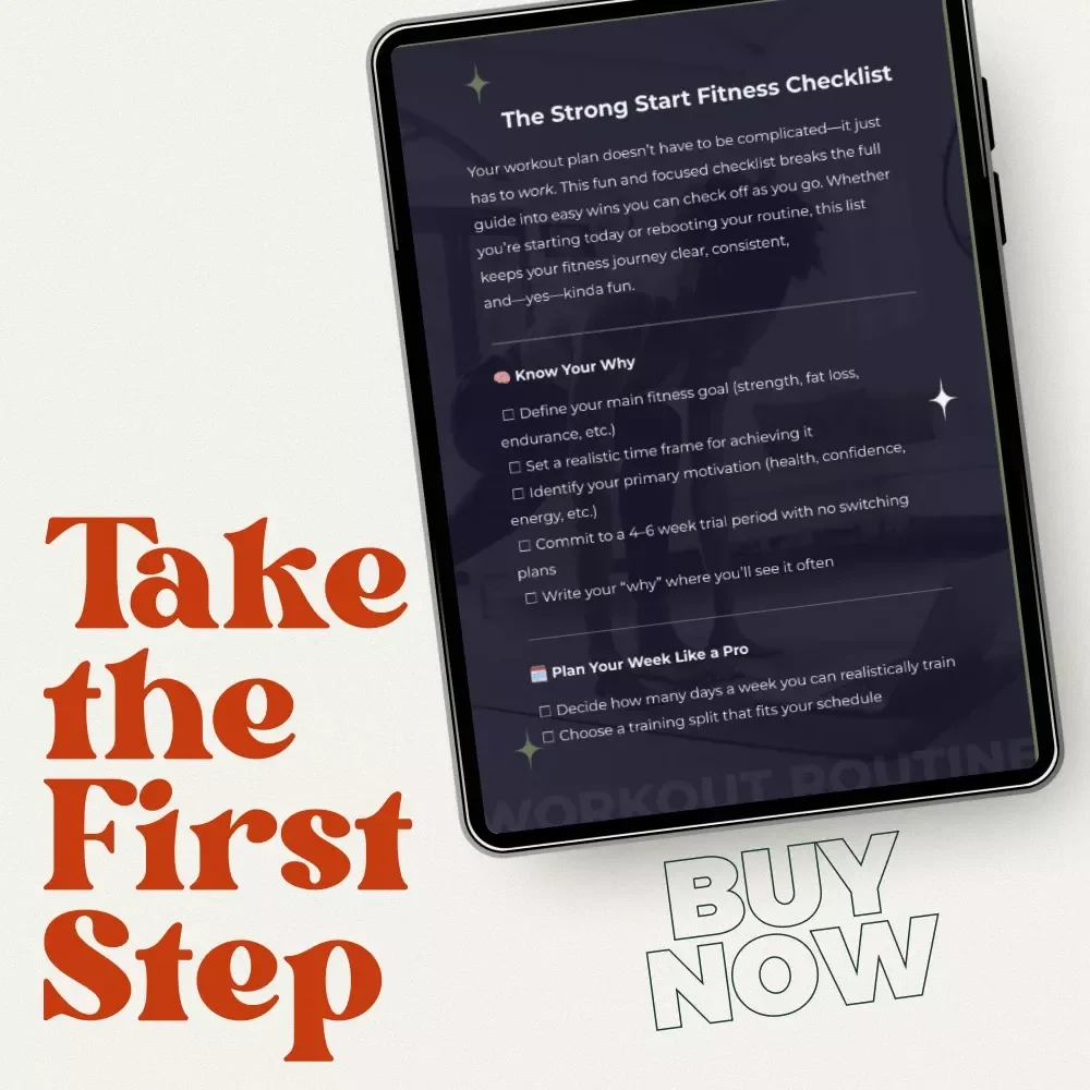 The Strong Start Fitness Checklist: Your Guide to a Consistent Workout Plan