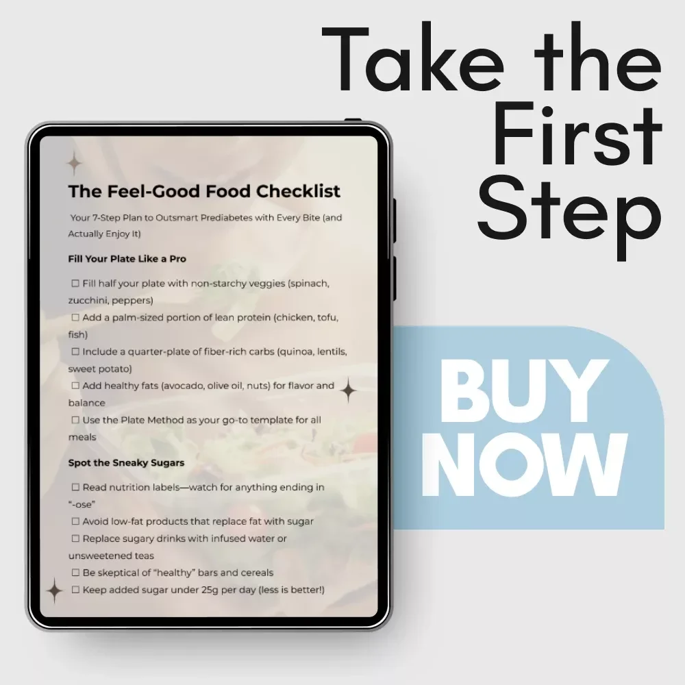 The Feel-Good Food Checklist | Prediabetes Friendly Nutrition Guide | Blood Sugar Balance Checklist | Healthy Eating Digital Download