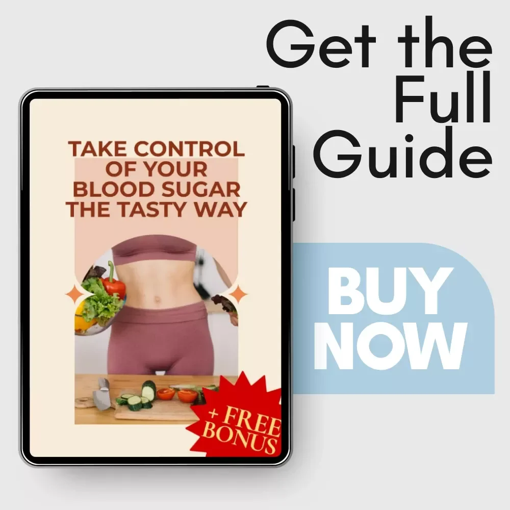 Take Control of Your Blood Sugar the Tasty Way | Prediabetes-Friendly Nutrition Guide, Easy Meal Planning eBook, Healthy Eating for Blood Sugar Balance Digital Download