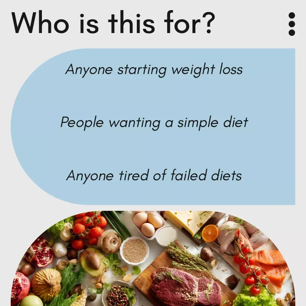 Step By Step Guide To A Simple Weight Loss Diet | Easy How To Lose Weight Diet Plan for Beginners, Sustainable Nutrition Guide