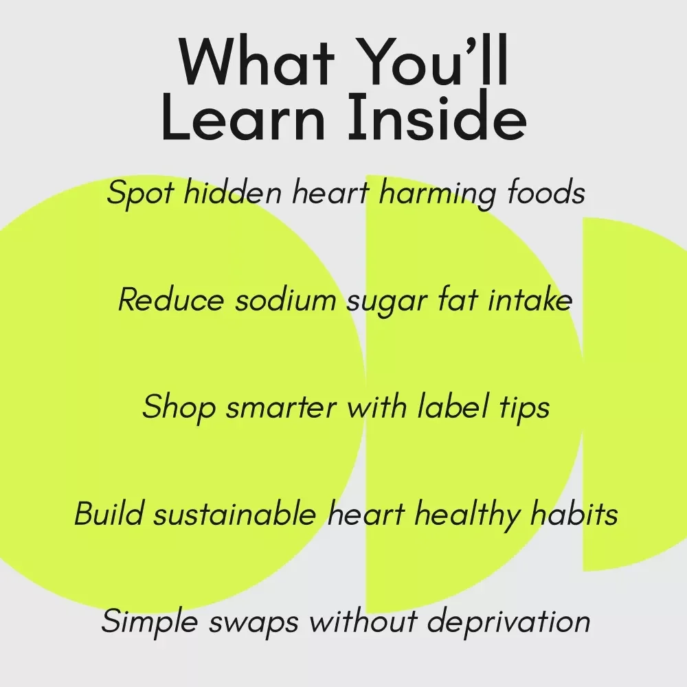 The Hidden Foods Sabotaging Your Cardiovascular Health | Cardiac Diet Foods to Avoid eBook Guide for Heart Health
