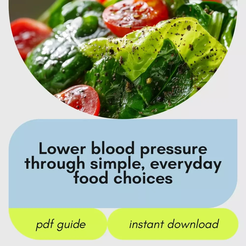 Eat Well and Feel Better with High Blood Pressure | Digital Guide for Managing Hypertension Through Food | DASH Diet Meal Planning eBook | Low Sodium Lifestyle Download