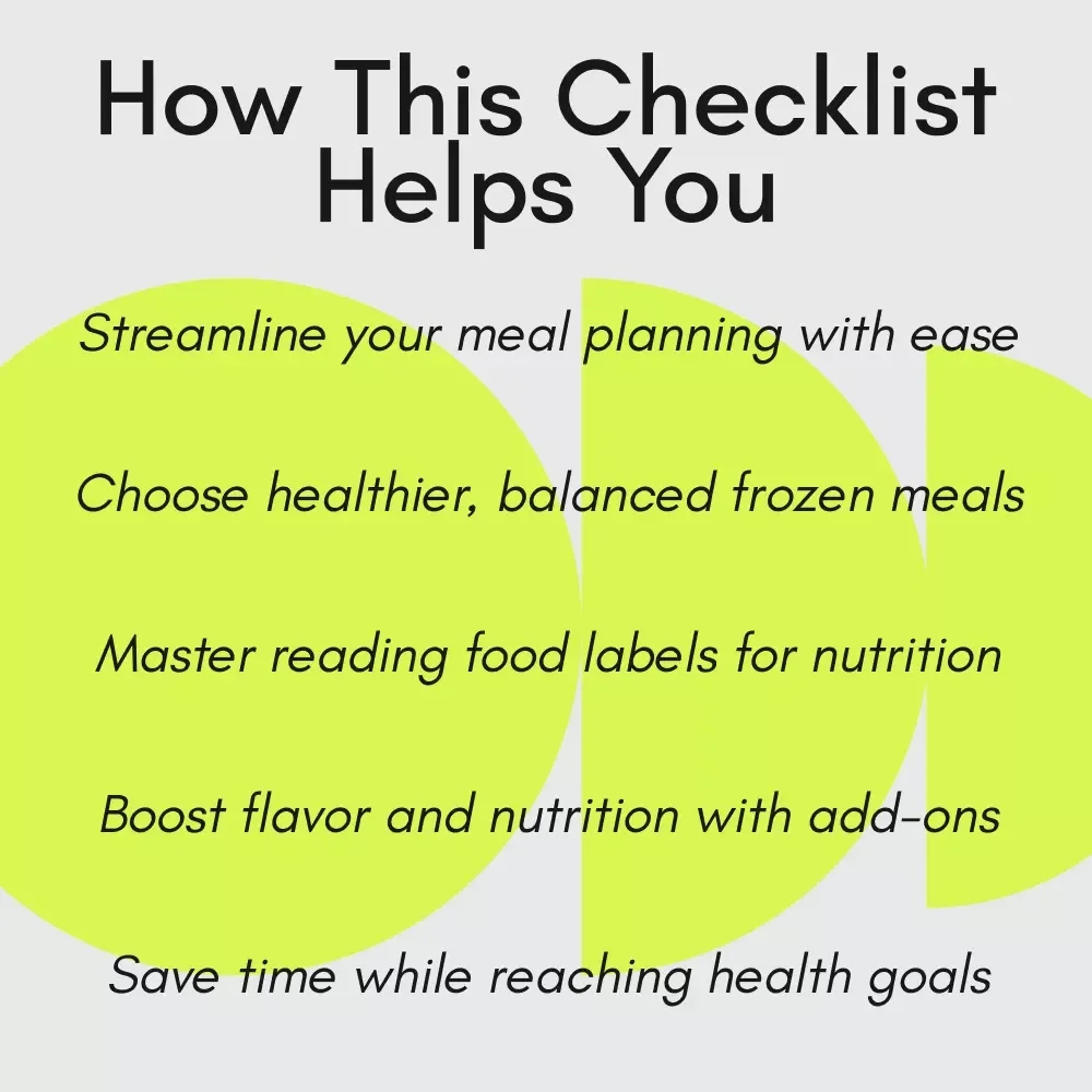Your Ideal Frozen Diet Checklist: The Ultimate Guide to Healthy Frozen Meals