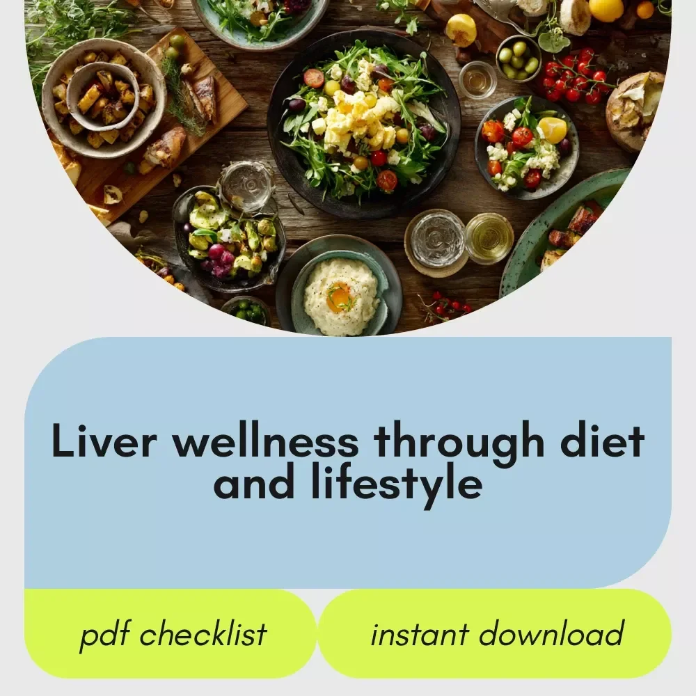 A Practical Checklist for Liver Wellness and Vitality: A Step-by-Step Guide to a Liver-Friendly Diet and Lifestyle