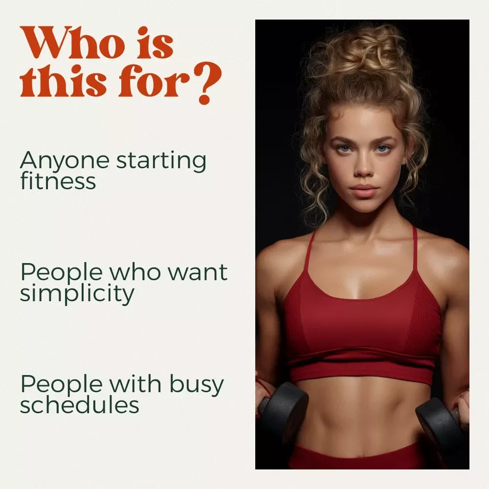 Get Moving and Feel Great: Your Simple Start to Fitness | Beginner-Friendly Fitness Routine for Beginners Digital Guide