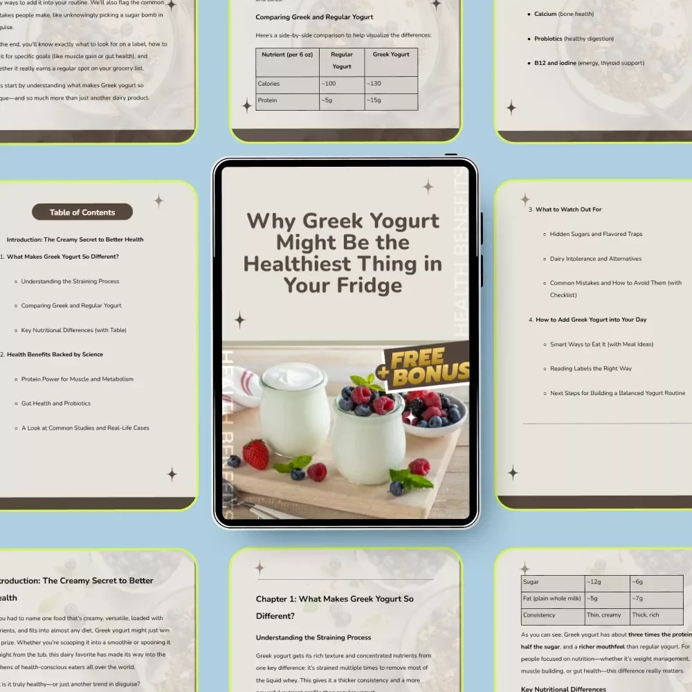 Why Greek Yogurt Might Be the Healthiest Thing in Your Fridge: The Ultimate Guide to Healthy Eating with Greek Yogurt