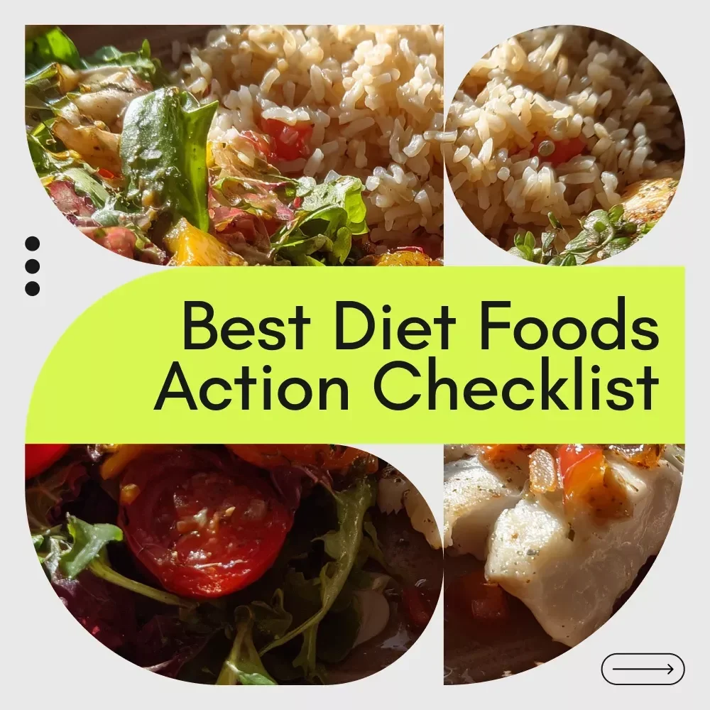 The Ultimate Best Diet Foods Action Checklist – Easy Steps for Healthy Eating & Balanced Nutrition
