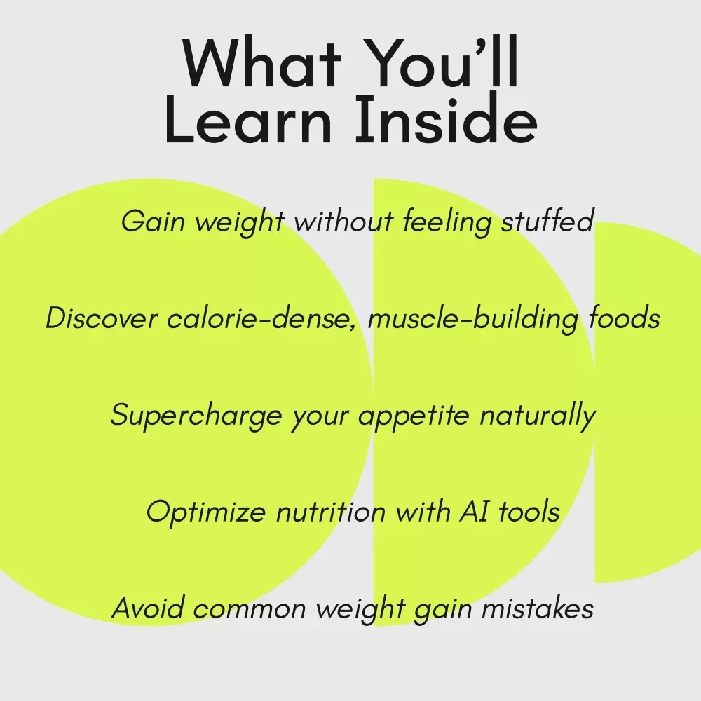 Eat Bigger to Get Bigger: The Ultimate Guide to Gaining Weight Healthily with Calorie-Boosting Tips