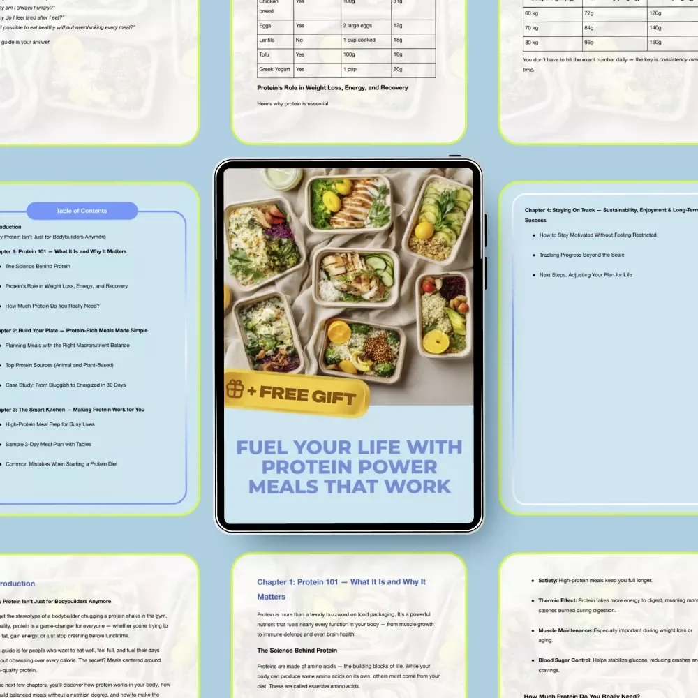 Fuel Your Life with Protein Power Meals That Work - The Ultimate Guide to High-Protein Diet Meals