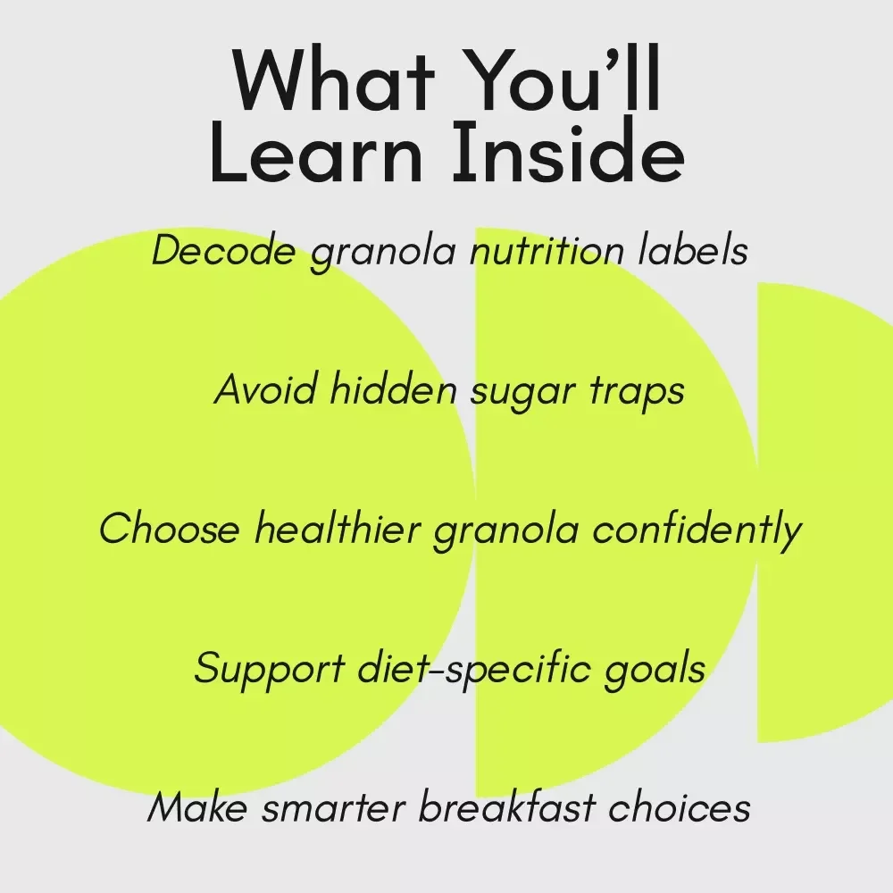 What You Need to Know About Granola and Wellness – A Practical Nutrition Guide Answering how healthy is granola for Real-Life Eating