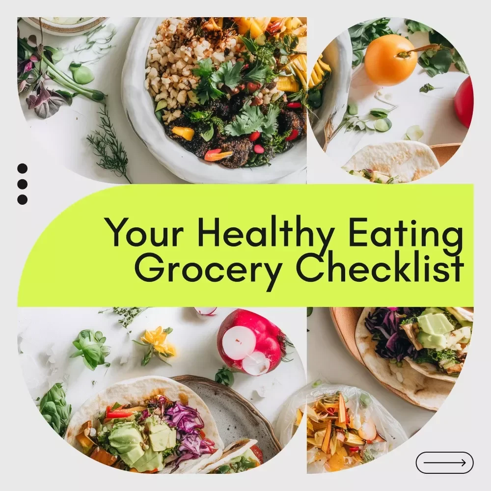 Your Ultimate Healthy Eating Grocery Checklist | Printable Grocery List for Healthy Eating, Clean Eating Shopping Guide, Meal Planning Checklist