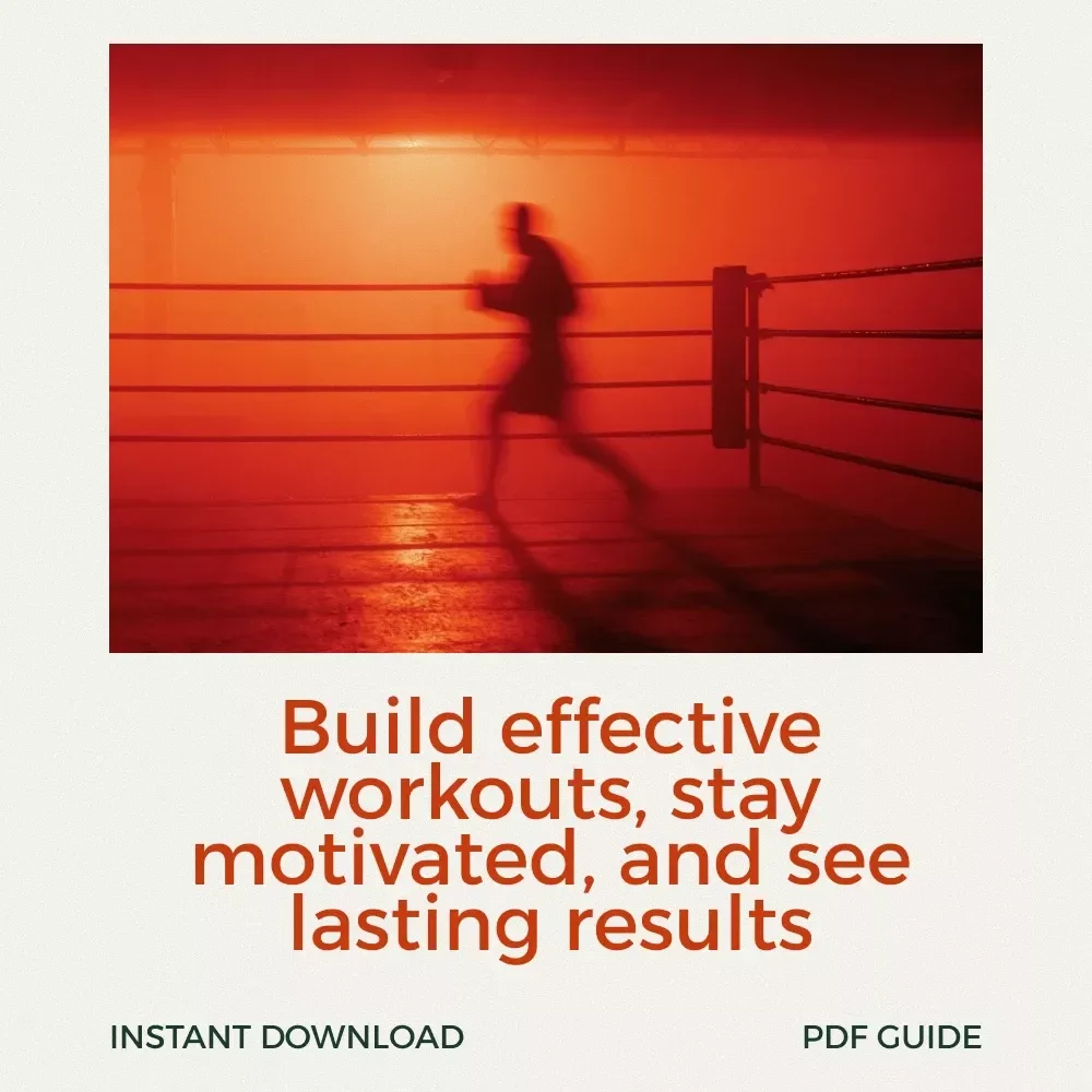 The Workout Routine Blueprint: Get Fit and Stay Motivated | Good Workout Routines Guide, Fitness Planning & Consistency Digital Download