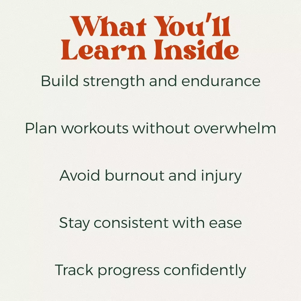 Your Cardio Strength Training Power Checklist | Fun & Easy Cardio Strength Training Planner for Balanced Workouts