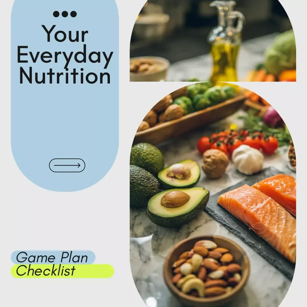 Your Everyday Nutrition Game Plan – Simple Healthy Eating Checklist, Daily Nutrition Planner, Wellness Habits Digital Download