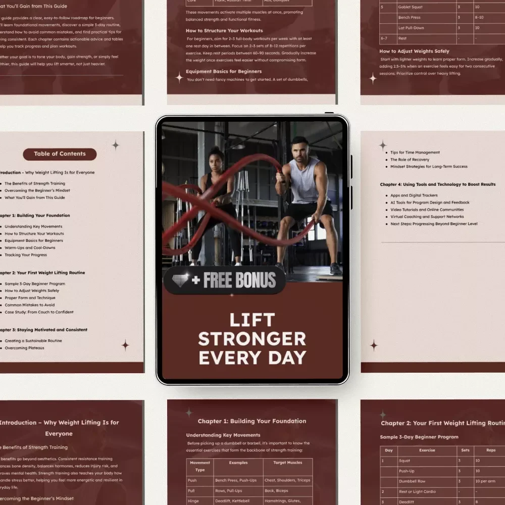 Lift Stronger Every Day: The Ultimate Beginner Weight Lifting Routine Guide