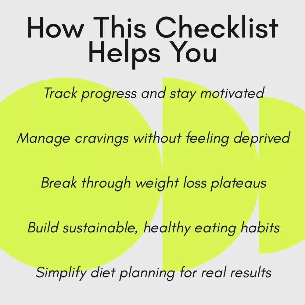 A Simple Checklist To Guide Your Weight Loss Diet Plan – How to Lose Weight Diet Plan Made Easy