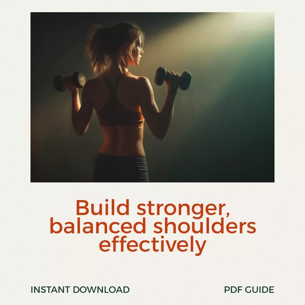 Build Strong Shoulders That Turn Heads | Digital Shoulder Training Guide | Best Shoulder Workout Routine Blueprint