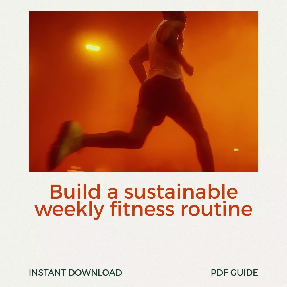 Stronger Every Week: Your No-Stress Plan for a Fitter Body and Mind | Weekly Workout Routine Guide for Sustainable Fitness Habits