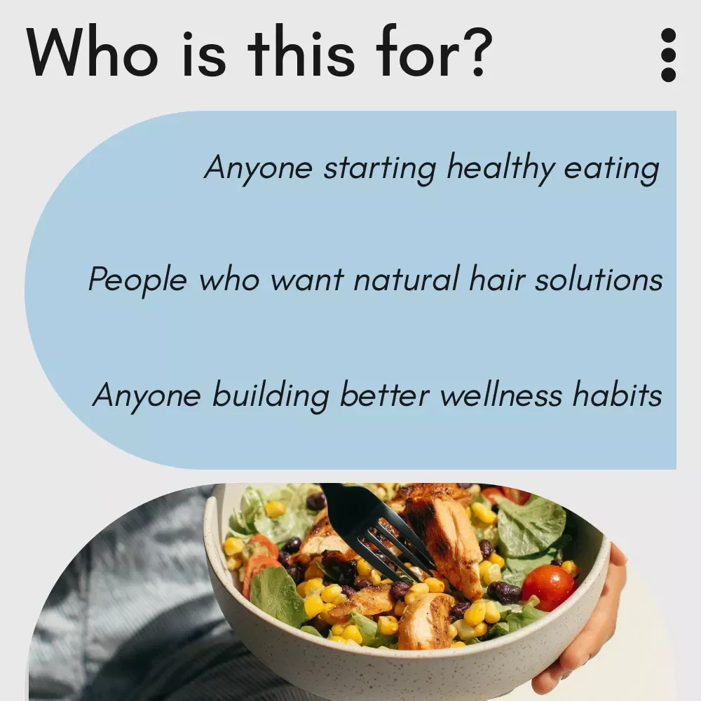 The Ultimate Checklist to Feed Your Hair from the Inside Out | Hair Nutrition Checklist, Hair Growth Support, Digital Download for Healthy Hair