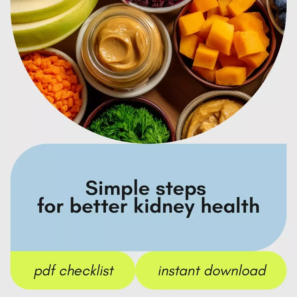 Your Kidney Wellness Action Checklist: A Simple Guide to Healthy Eating & Lifestyle for Kidney Disease