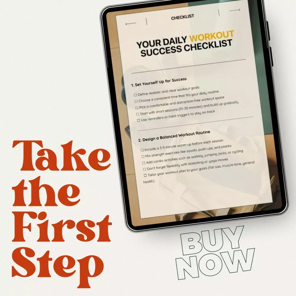 Your Daily Workout Success Checklist - Achieve Your Fitness Goals with a Simple Daily Workout Routine