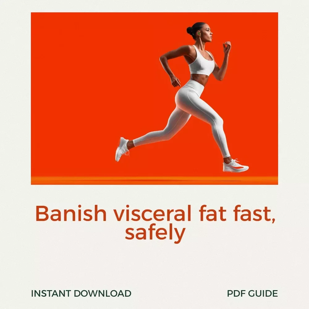 The Fastest Way to Banish Visceral Fat for Good – Practical Guide on how to get rid of visceral fat fast, Science-Backed Fat Loss Plan, Digital Download