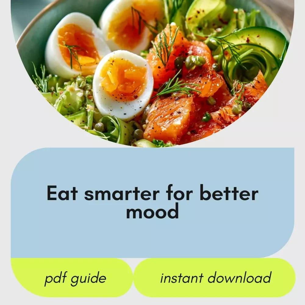 How Diet Shapes Your Mood, Focus & Mental Well-being | Diet and Mental Health eBook | Brain & Gut Health Guide | Nutrition for Mood, Focus & Emotional Balance