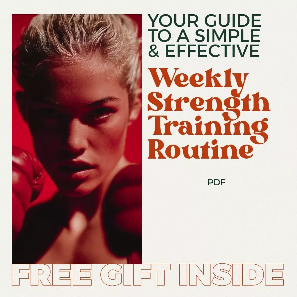 Your Guide to a Simple & Effective Weekly Strength Training Routine | Digital eBook for Building a Sustainable weekly strength training routine