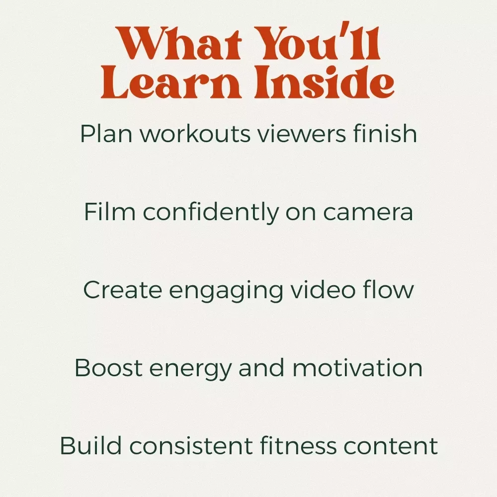 How to Create Workout Videos That Inspire and Energize – Step-by-Step Guide on how to create a workout video for Fitness Creators, Trainers & Coaches