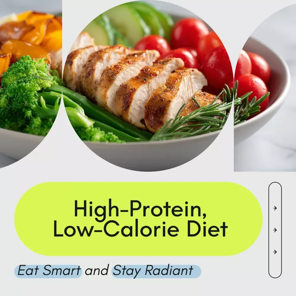 How to Eat Smart and Stay Radiant with a High-Protein, Low-Calorie Diet | Digital Guide for Fat Loss, Healthy Eating & Simple High-Protein Meals