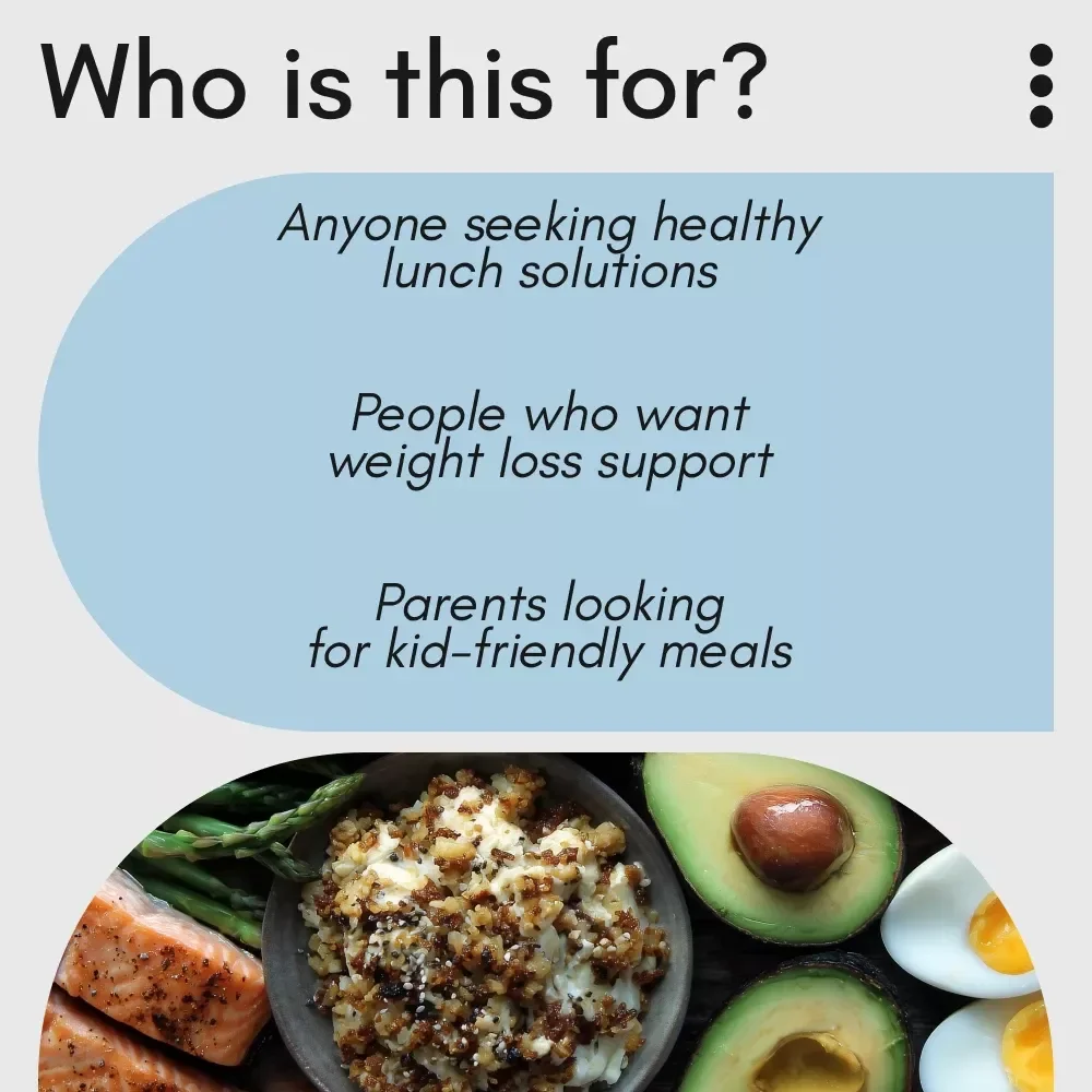 The Guide to Nutritious, Delicious Diet Lunches That Work: Weight Loss, Muscle Gain & Family-Friendly Meals eBook