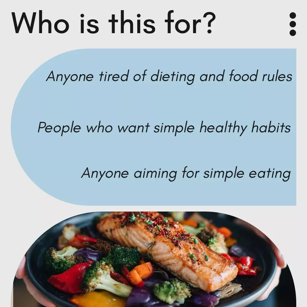 The Feel-Good Eating Checklist – Healthy Eating Guide, Mindful Nutrition eBook, Balanced Plate Checklist, Simple Food Habits Digital Download