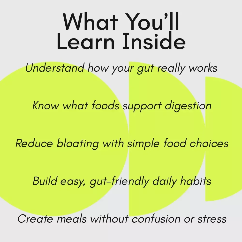 The Ultimate Guide to Eating for a Healthy Gut | Gut Health Nutrition Guide, Microbiome Reset eBook, Digestion & Meal Planning Digital Download