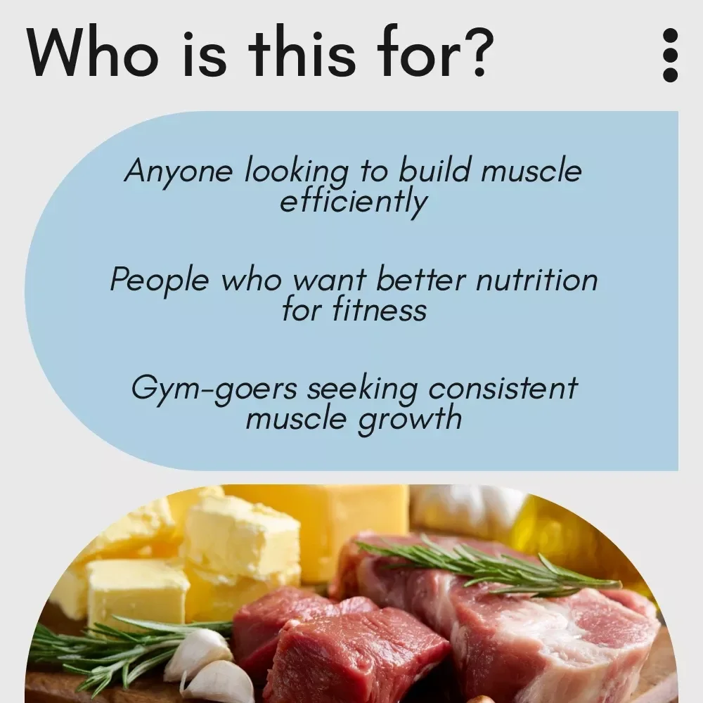 Muscle Fuel Checklist to Eat and Grow - Your Ultimate Guide to Building Muscle with Proper Nutrition