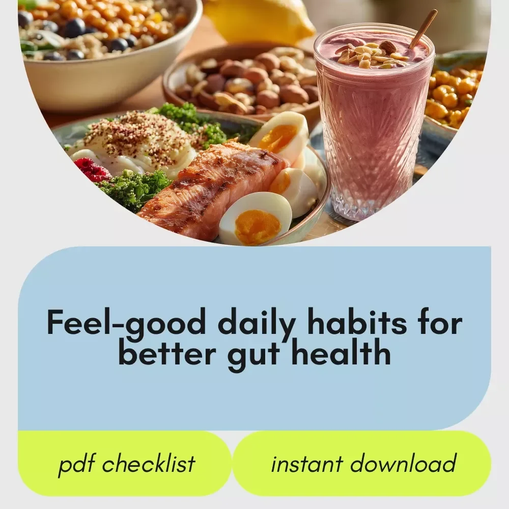 The Feel-Good Gut Checklist | Gut Health Checklist, Microbiome Reset Guide, Digestion & Wellness Digital Download