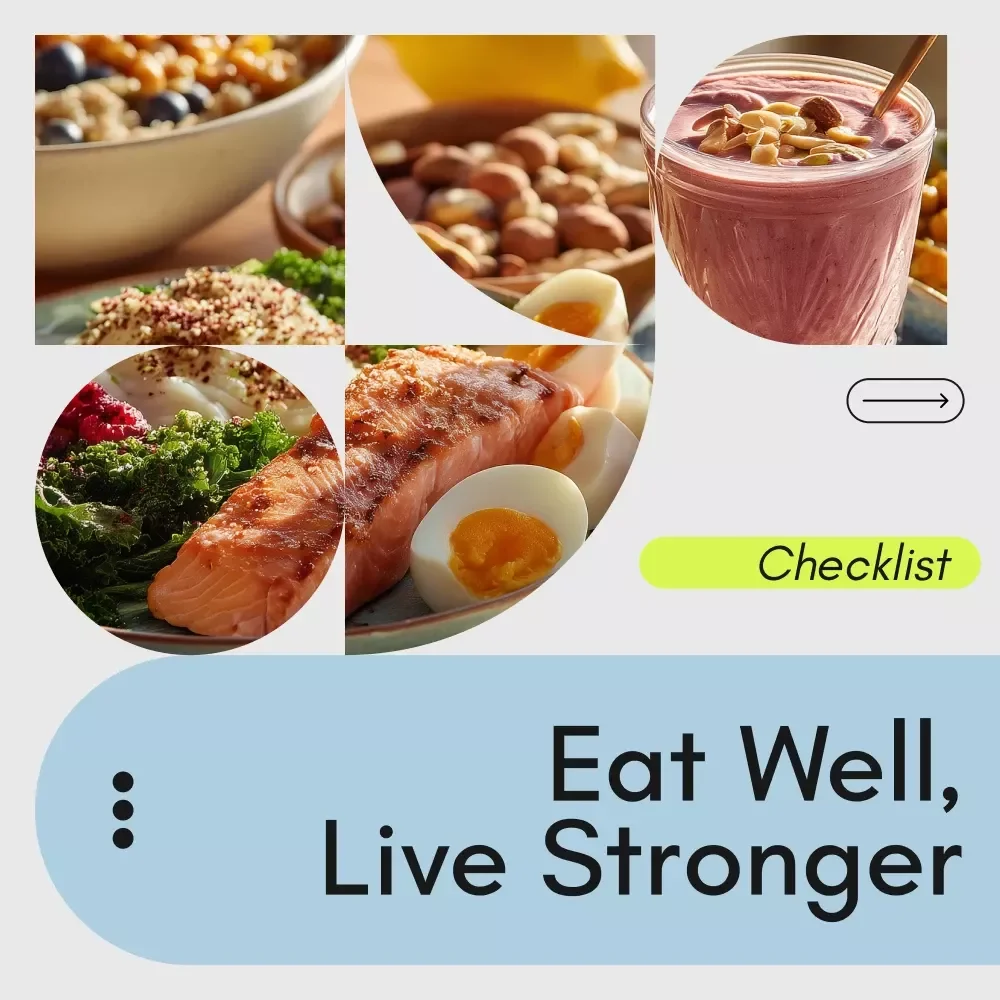 The Eat Well, Live Stronger Checklist – Blood Pressure Wellness Guide, Low Sodium Eating, DASH Diet Support, Healthy Grocery & Meal Planning Digital Download