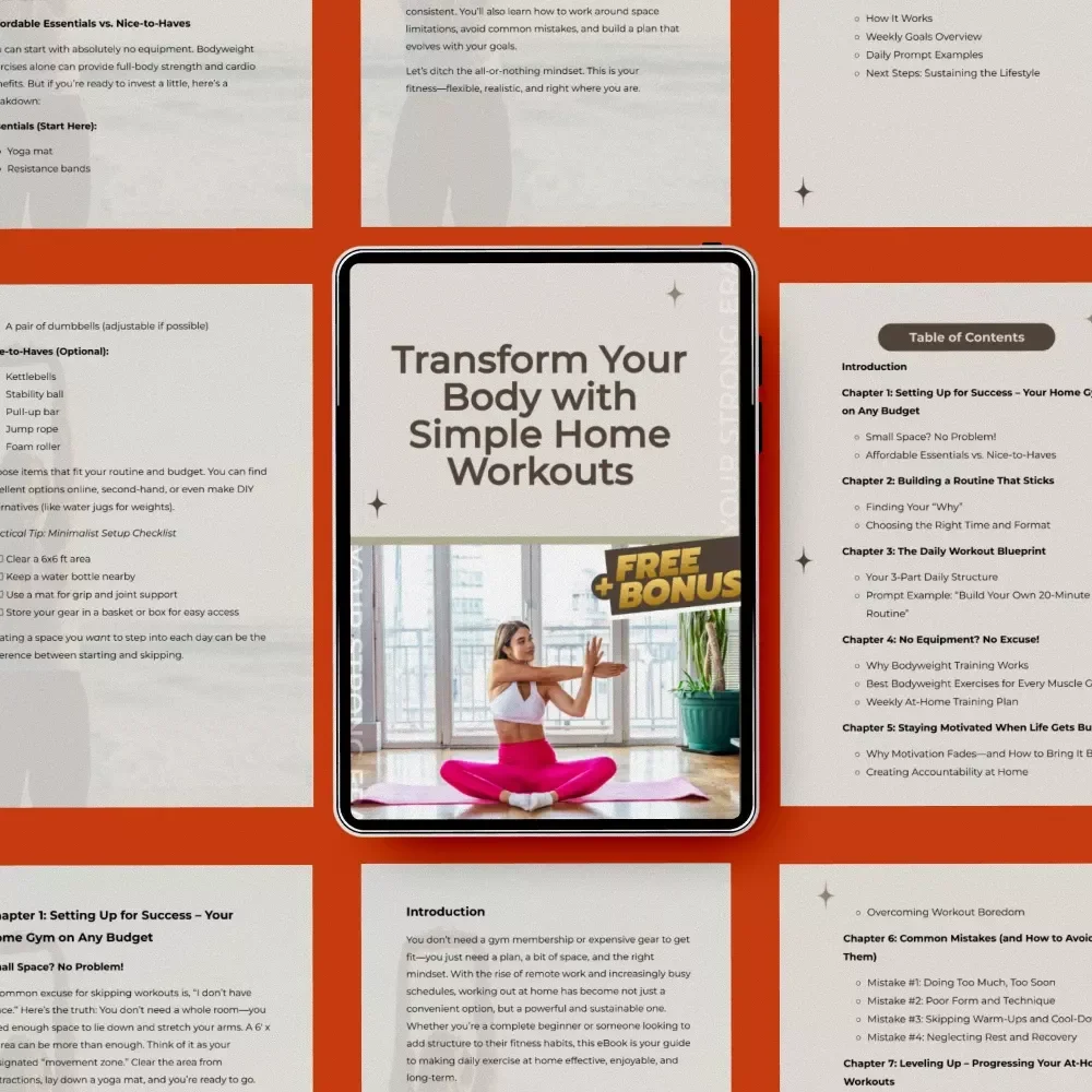 Transform Your Body with Simple Home Workouts - A Complete At-Home Fitness Guide