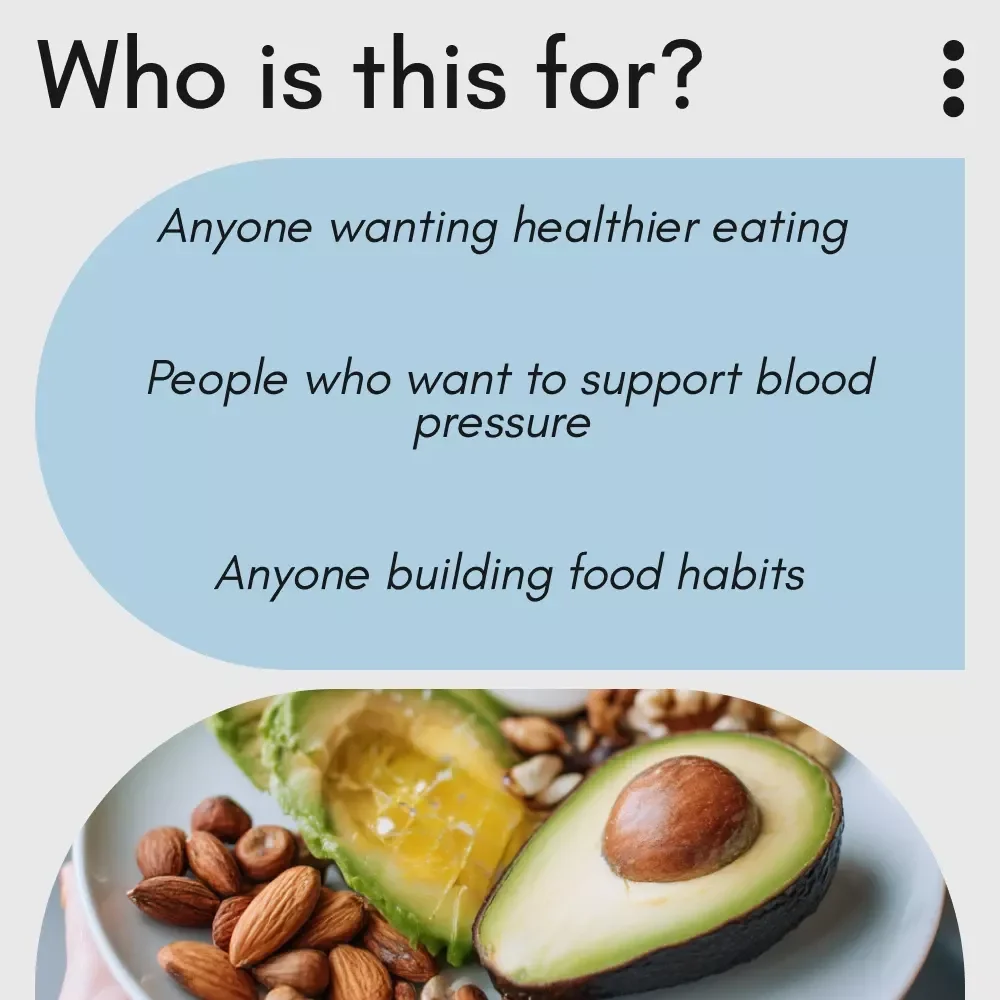 The Eat Well, Live Stronger Checklist – Blood Pressure Wellness Guide, Low Sodium Eating, DASH Diet Support, Healthy Grocery & Meal Planning Digital Download