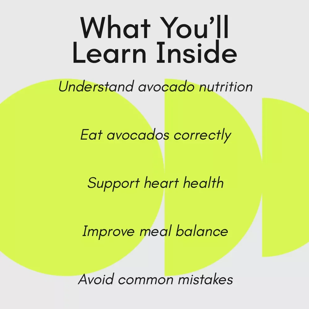 Unlocking the Power of Avocados for a Healthier You – Complete Nutrition Guide, Benefits Breakdown & Smart Eating Plan
