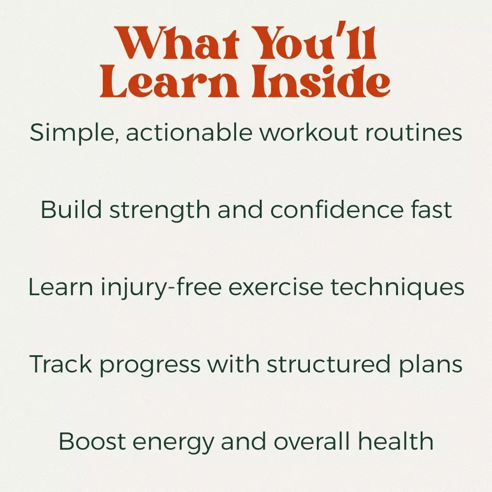 Stronger Every Day: A Beginner’s Workout Blueprint for Women - Digital Download eBook