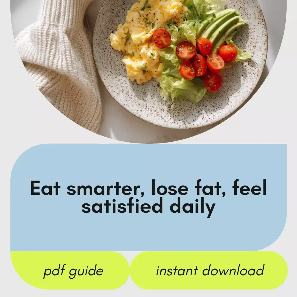How to Eat Smart and Stay Radiant with a High-Protein, Low-Calorie Diet | Digital Guide for Fat Loss, Healthy Eating & Simple High-Protein Meals