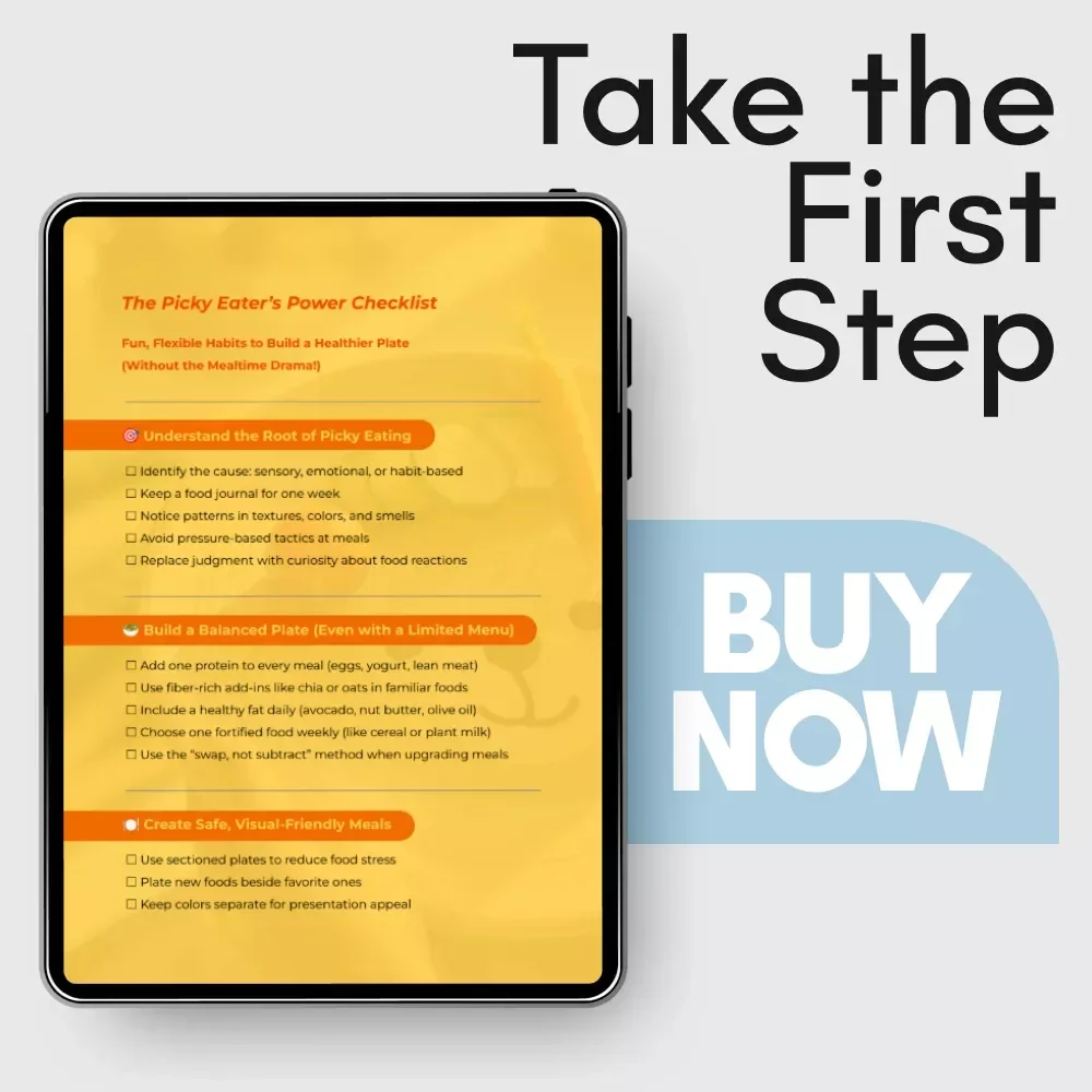 The Picky Eater’s Power Checklist: Healthy Diet for Picky Eaters Guide & Meal Planner